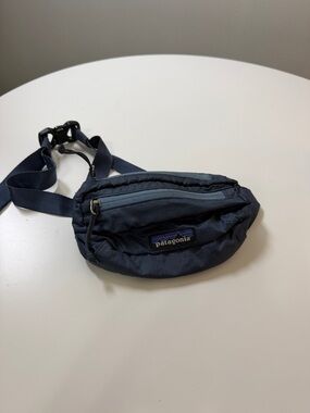 Patagonia Navy Belt Bag with Front Zip